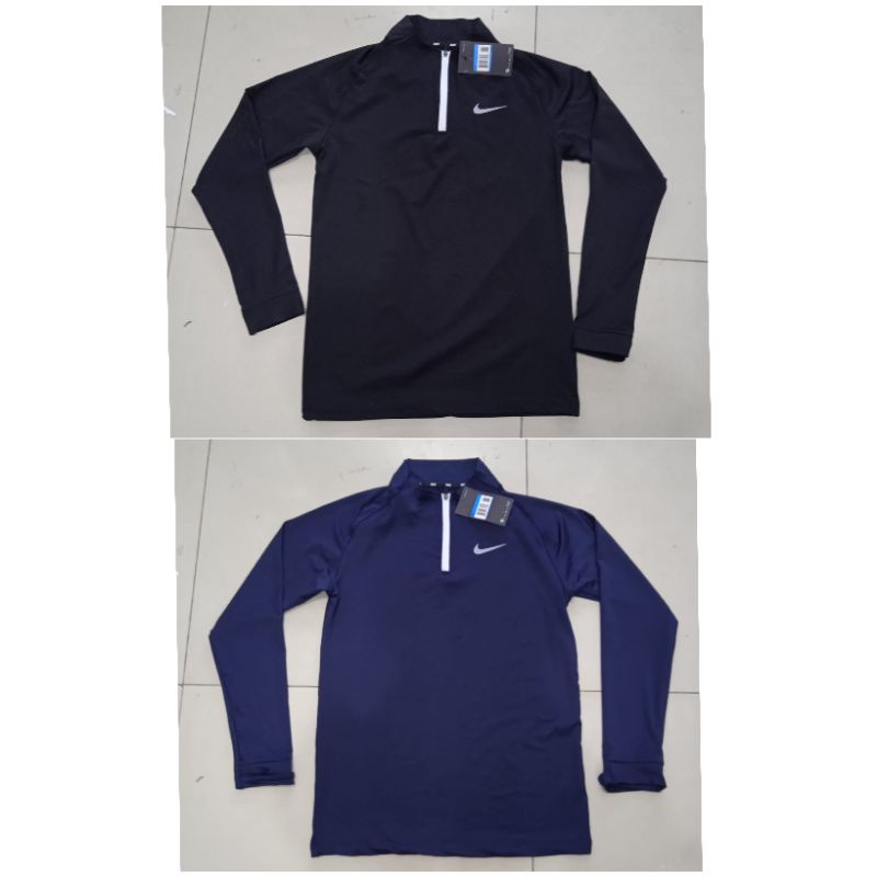 MIDLAYER NIKE / BASELAYER NIKE / MANSET ZIPPER / BASELAYER HALF ZIPPER
