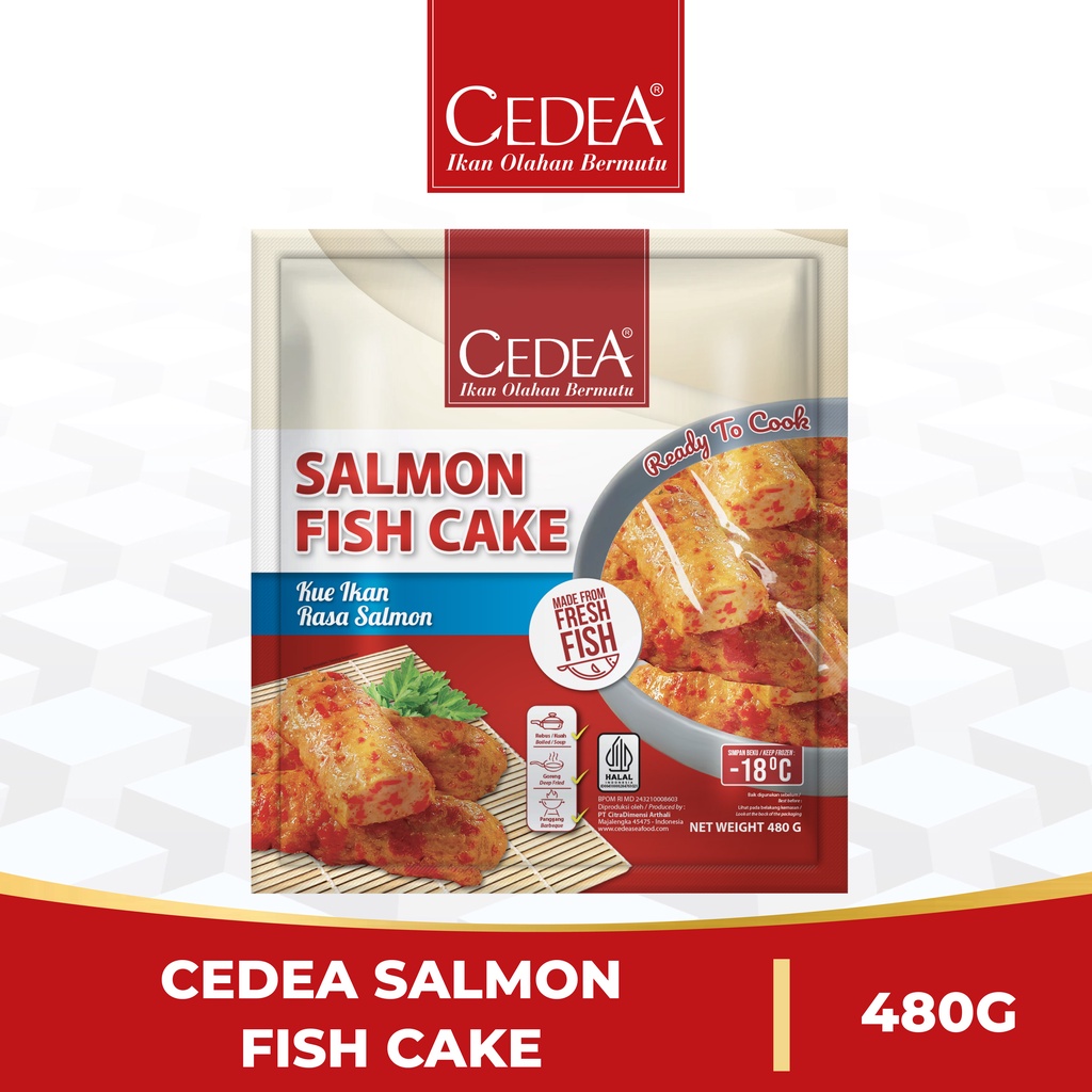 

CEDEA SALMON FISH CAKE [480g]/ Kue Ikan Rasa Salmon