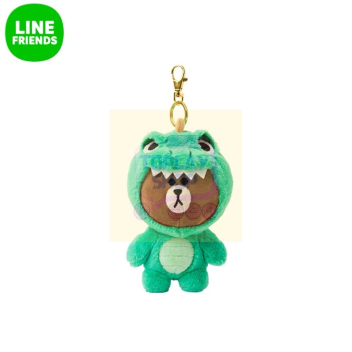 Produk Terbaru Official Line Friends Boneka Brown Bear Jungle Dino Giraffe Pig