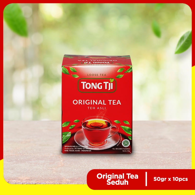 Tong Tji Black Tea / Teh Hitam 50g, Teh Seduh per Pack