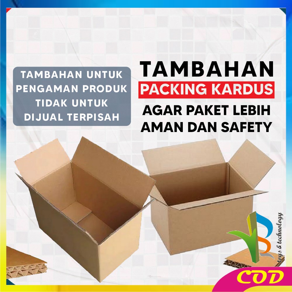 RB Tambahan packing Kardus agar paket lebih aman dan safety