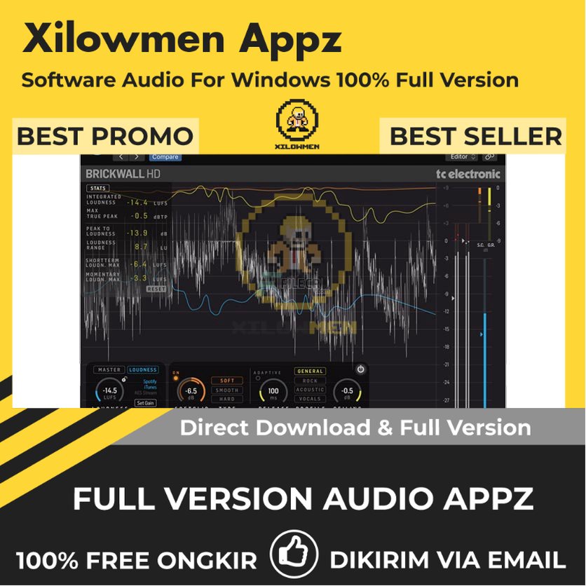 [Full Version] TC Electronic BRICKWALLHD Pro Lifetime Audio Software WIN OS