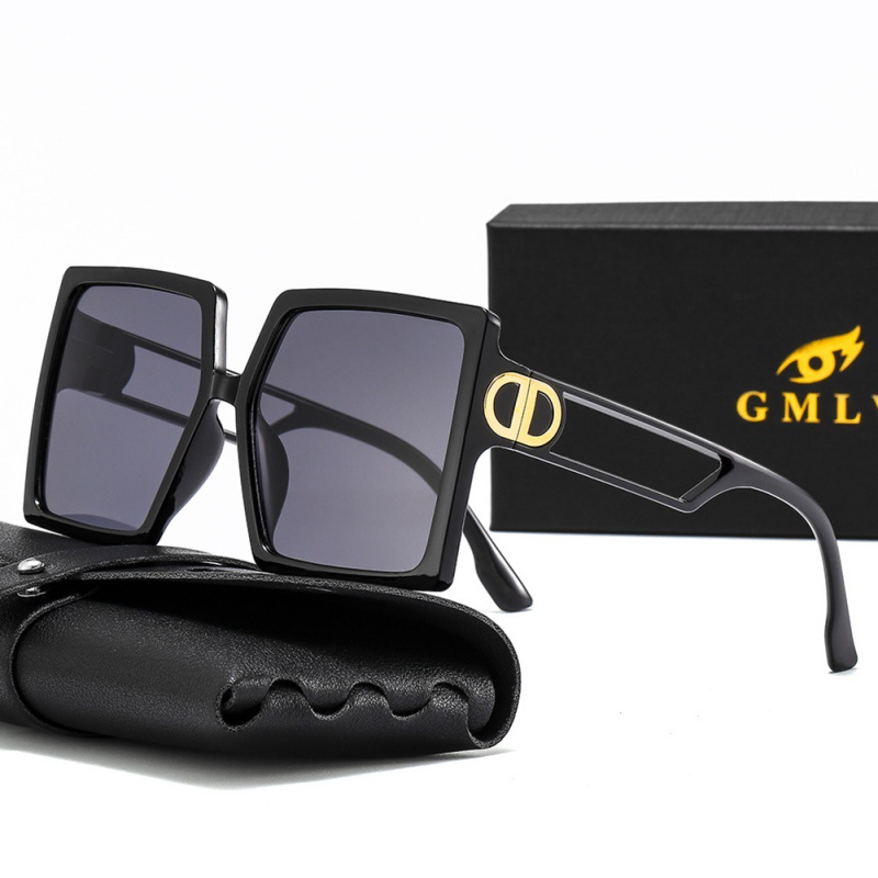 Kacamata Hitam Eropa Dan Amerika Cross-border Trend Square Sunglasses
