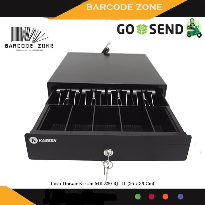 

[[JNT COD]] MINI CASH DRAWER / LACI KASIR KASSEN MK-330 (36x33Cm) RJ-11 MINI BOX