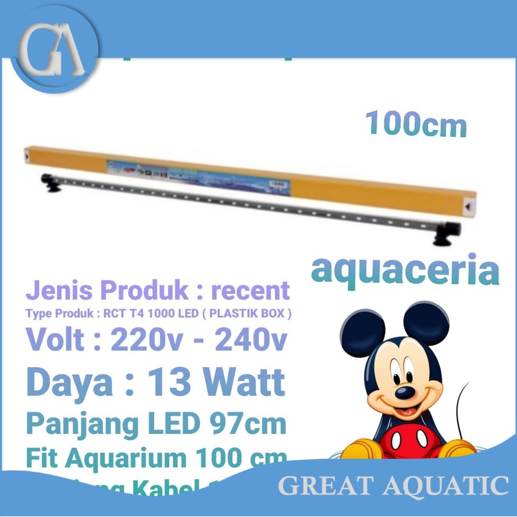 lampu led 120 cm hikari led aquarium 120 cm CELUP VIA OJOL