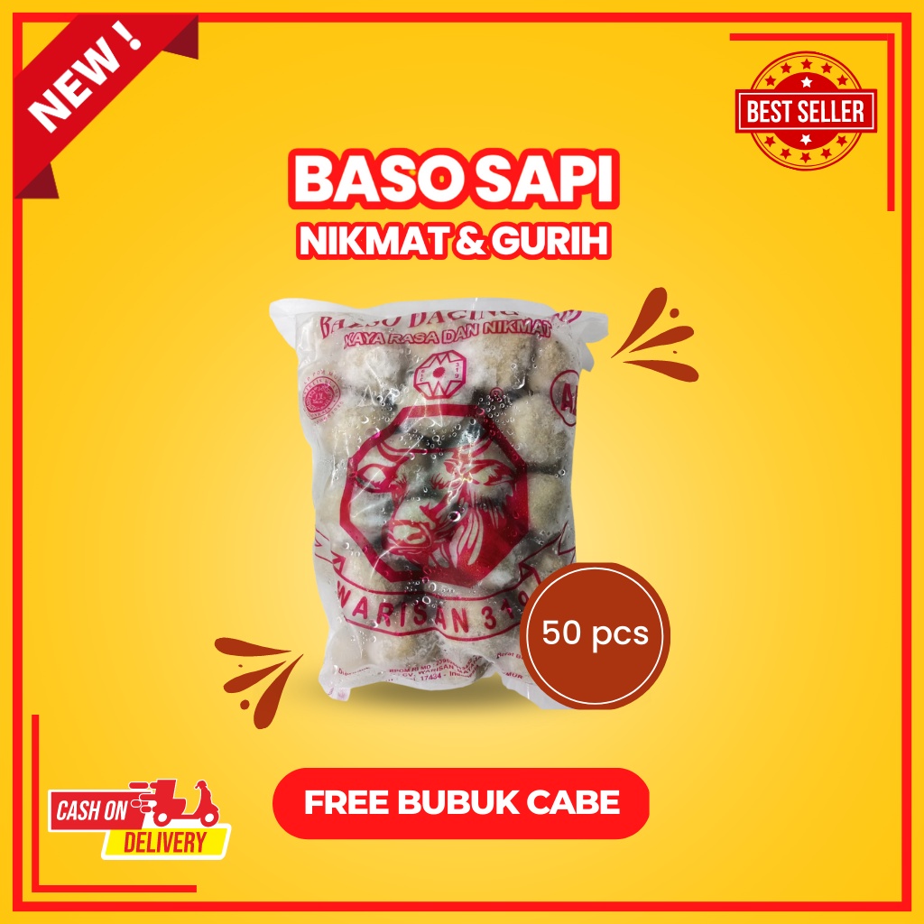 

Bakso Sapi Isi 50 Baso Frozen Premium Kualitas Super Harga Terjangkau