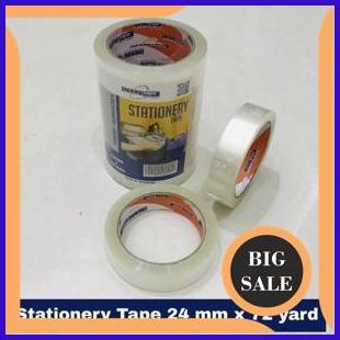 

suku cadang Isolasi 1 Inch 24 mm x 72 Yard Solasi Lakban Isolatip Selotip Tape Berry Clear