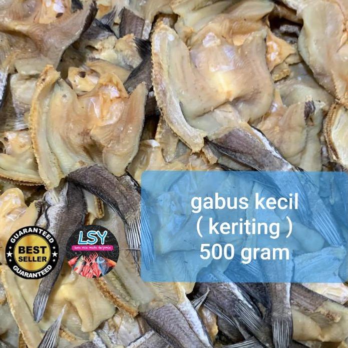 

➳ ikan asin gabus kecil keriting super 500gr ☞