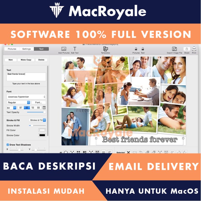 [MacOS] TurboCollage Full Version Lifetime Full Garansi
