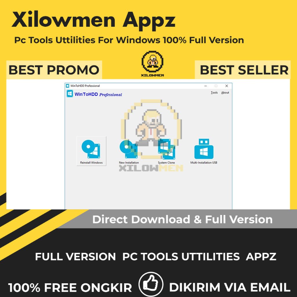 [Full Version] WinToHDD Technician Pro PC Tools Software Utilities Lifetime Win OS