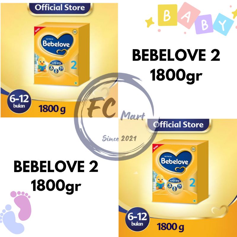 BEBELOVE 2 1800gr Susu Bayi (6 12 Bulan)