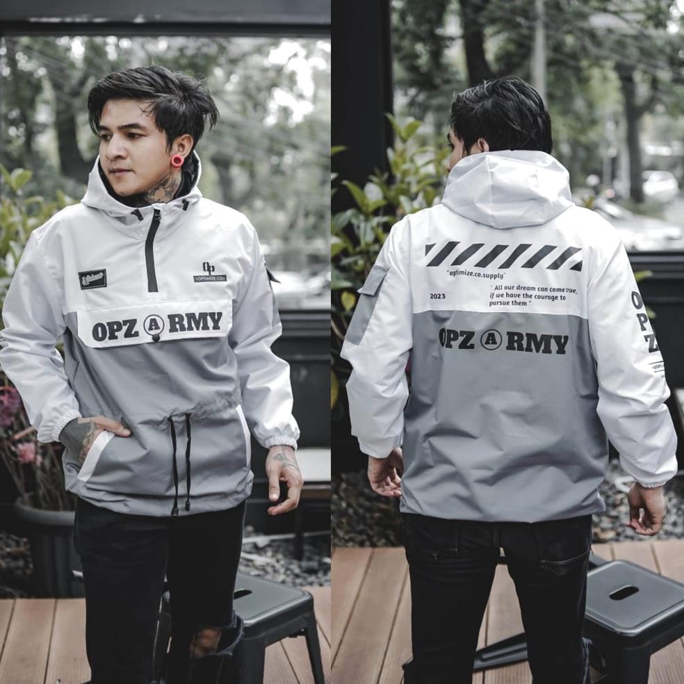 TERBARU Jaket Parasut Pria Waterproof Original Distro Bandung Jaket Pria Cagoule Erigo