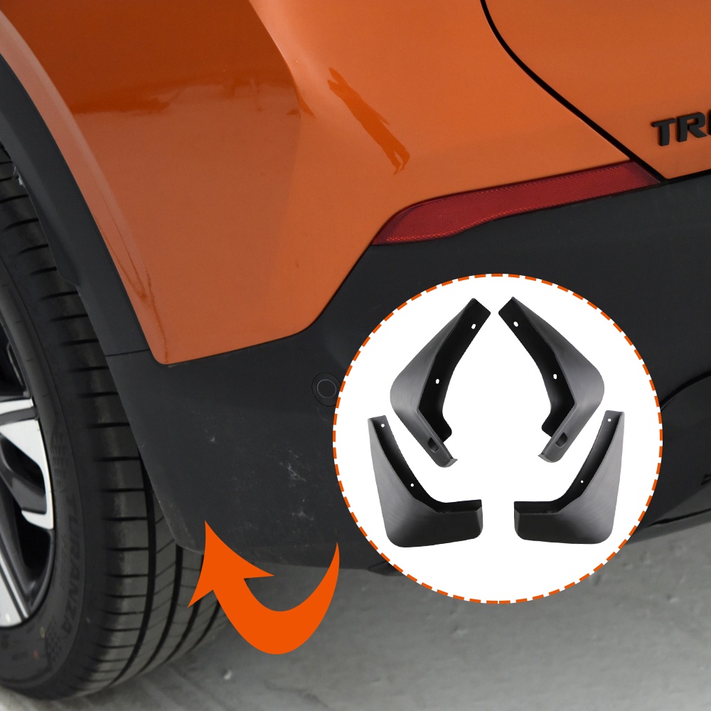 4pcs Mud Flaps Untuk Chevrolet Trax Tracker 2014-2022 Splash Guard Fender MudFlaps Depan Belakang Spakbor Aksesoris