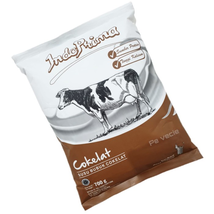 

[ COD ] IndoPrima Susu Bubuk Cokelat 700 Gram Susu Fat