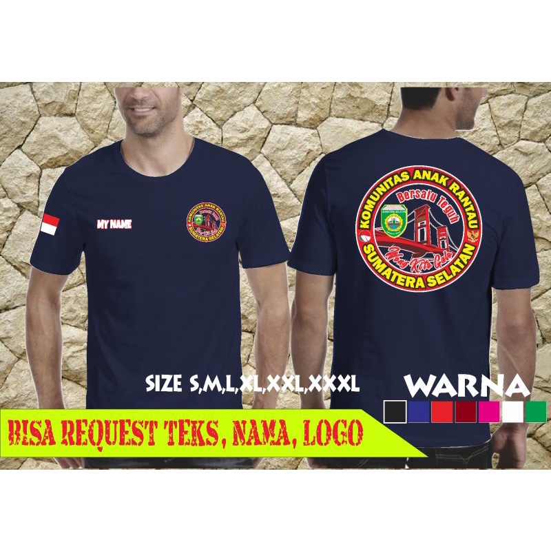 KAOS PALEMBANG WONG KITO JEMBATAN AMPERA+ BONUS STICKER