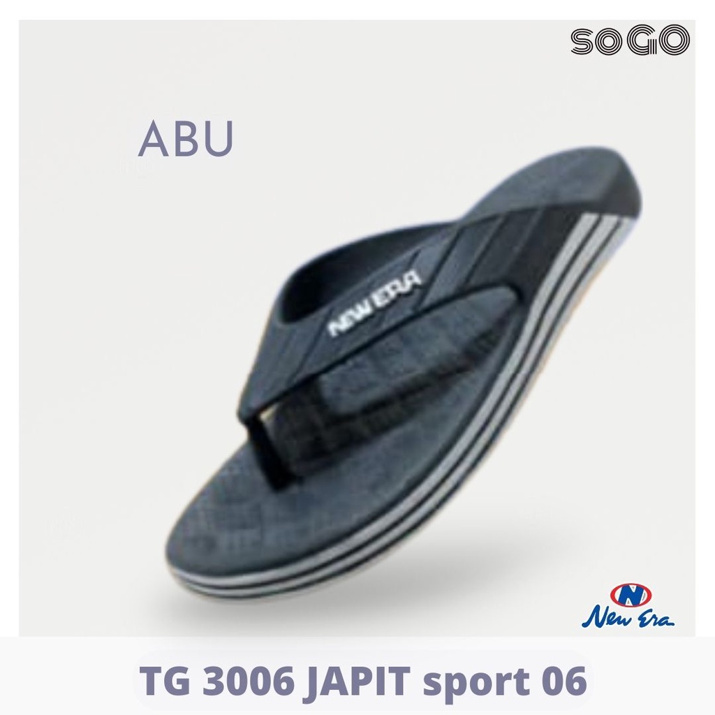 sogo New Era TG 3006 JAPIT sport 06 Sandal Japit Karet Anak Laki-Laki Sendal Pria Anti Slip Original