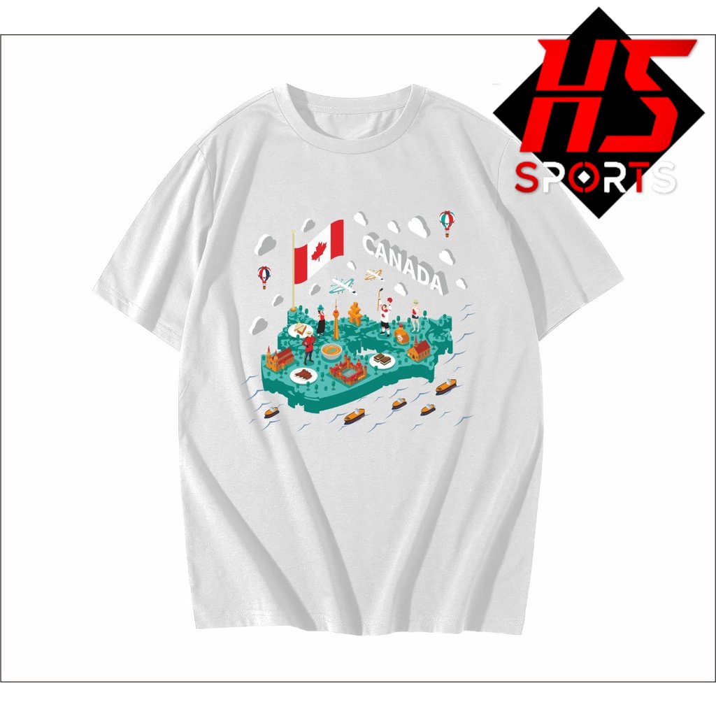 KAOS CANADA - BAJU KANADA - TSHIRT CANADA - SOUVENIR CANADA - KANADA