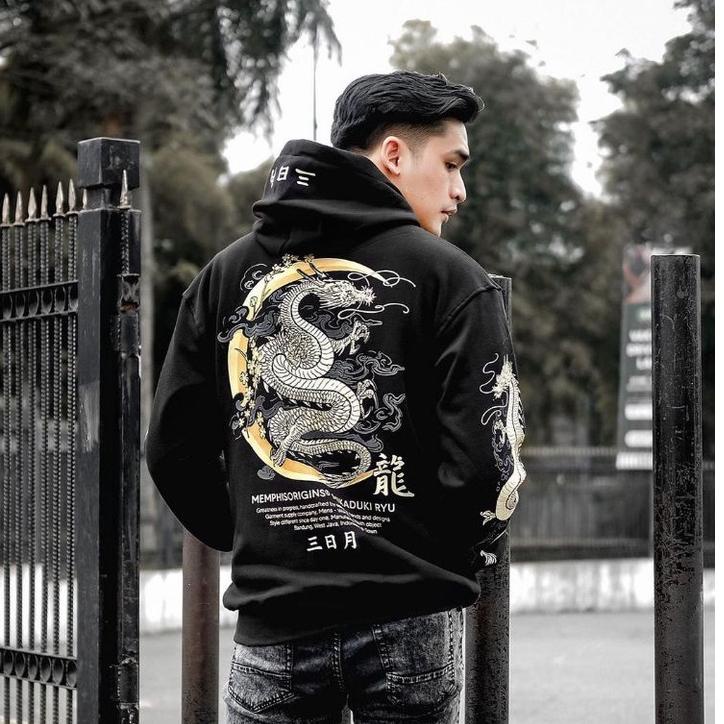 ✹ HOODIE MEMPHIS ORIGINS MIKADUKI RYU / SWEATER NAGA MEMPHIS ♠