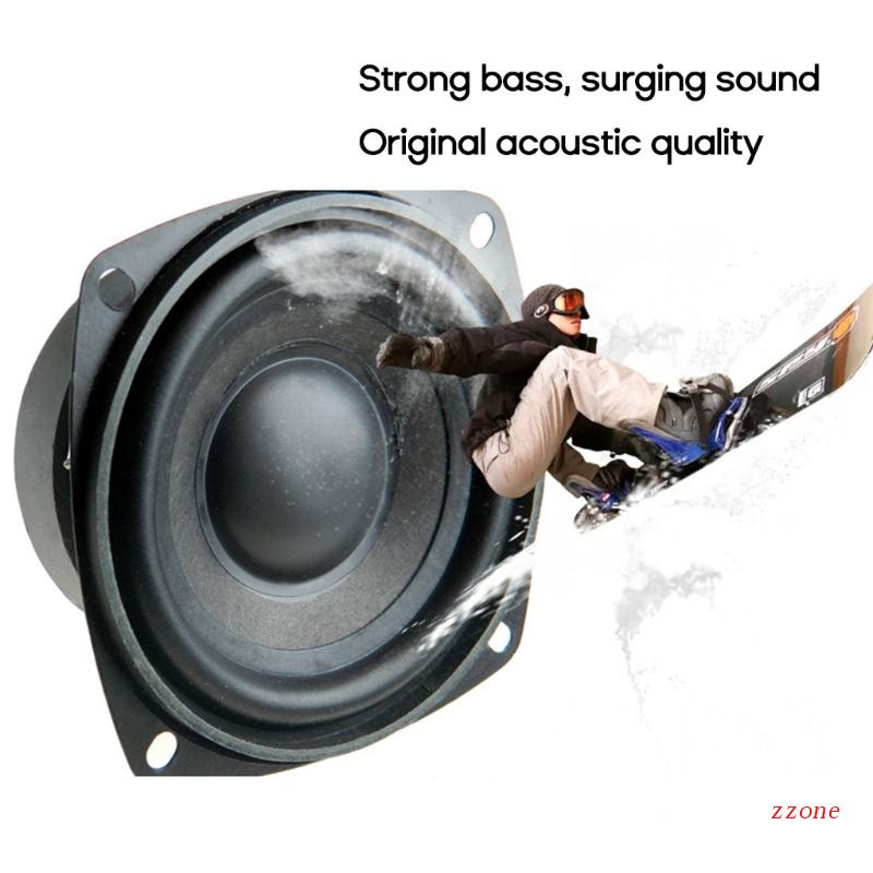 Zzz 10W 4ohm Speaker Horn Amplifier Karet Gasket 2.5in Loudspeaker Woofer Speaker