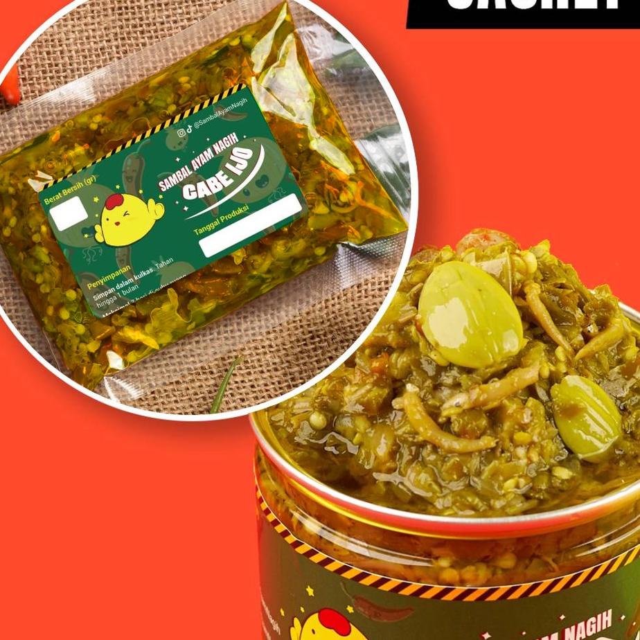 

✹ SAMBAL NAGIH - Sambal Cabe Ijo Padang Teri Sachet ✺