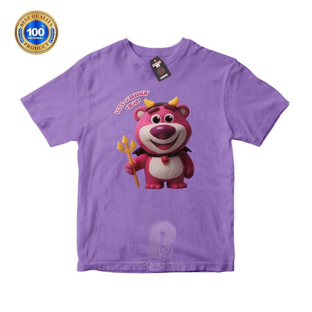 (FREE NAMA) BAJU KAOS ATASAN ANAK MOTIF LOTSO TOY STORY UNISEX Bahan COTTUN