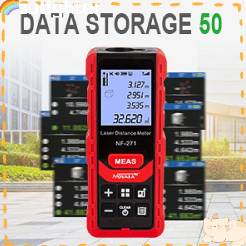 Solighter Distance Meter Alat Tes Profesional Ukur Perangkat Penggaris Digital