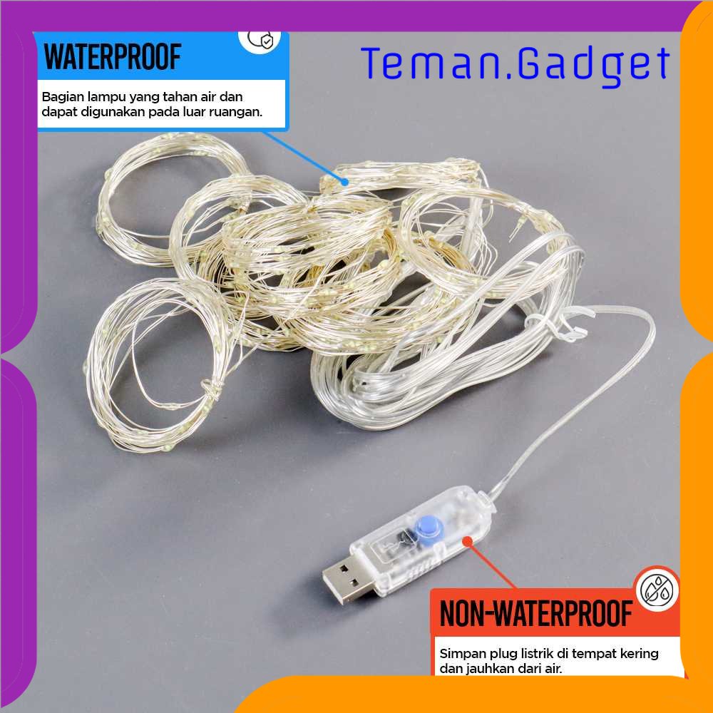 TG-LMP ANBLUB Lampu Hias Gorden String Lights Waterproof 3x3M 300LED + Remote - S-04