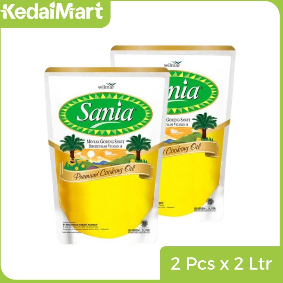 

☛ Tampil fashionable Paket Bundling Minyak Goreng Sania 2 L .,,.,.,