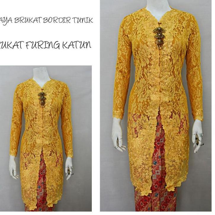 ☂ Indah ABAYA KEBAYA BRUKAT BORDIR ENCIM MODERN LENGAN PANJANG Furing Katun KEBAYA WISUDA KEBAYA KAT