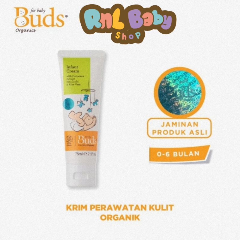 Buds Organics Infant Cream - Lotion Krim Kulit Bayi &amp; Anak