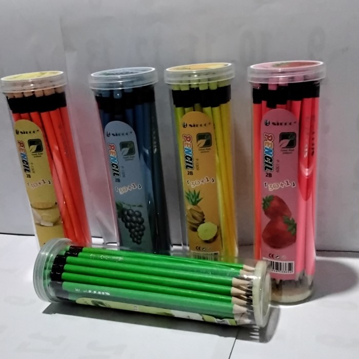 

*#*#*#] Pinsil 2B warna"buah Sieco