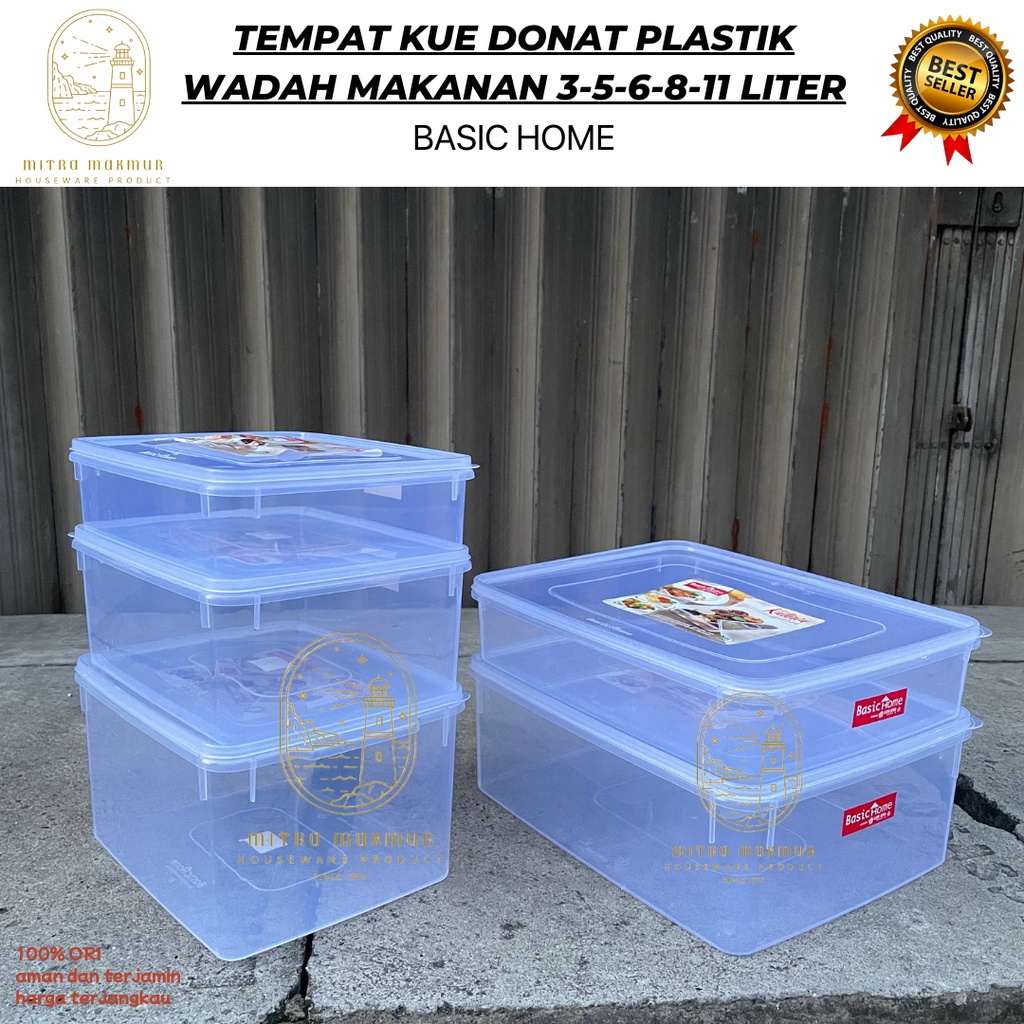 SHINPO - SIP 306-306L / Tempat Penyimpanan Makanan Donat Donatsu kecil dan Besar