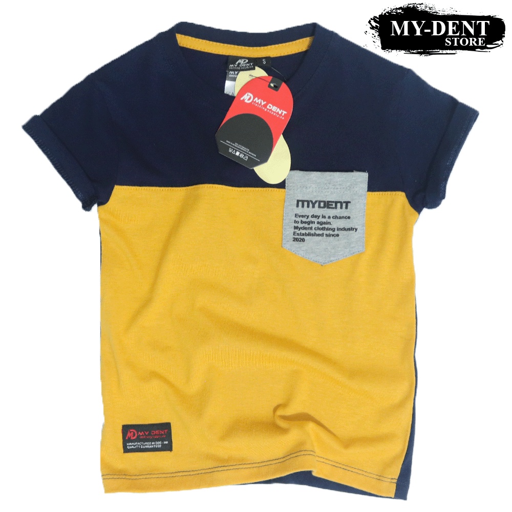 Baju Anak Laki Laki Distro Mydent Umur 1-7 Tahun Bahan Cotton 30S