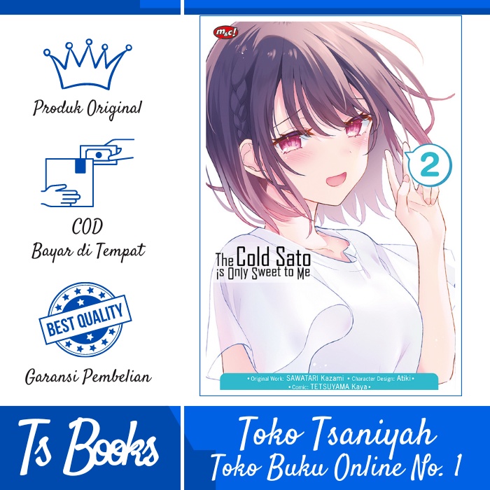 Buku Komik Manga The Cold Sato Is Only Sweet To Me 2 By Kazami Sawata Buku Komik Serial Cantik Yang 