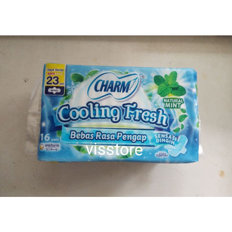 charm cooling fresh 23cm isi 15pads