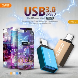 OTG FLECO METAL ORIGINAL Konektor Micro Type C  High speed Fast Transfer Data Premium Quality [Suppo