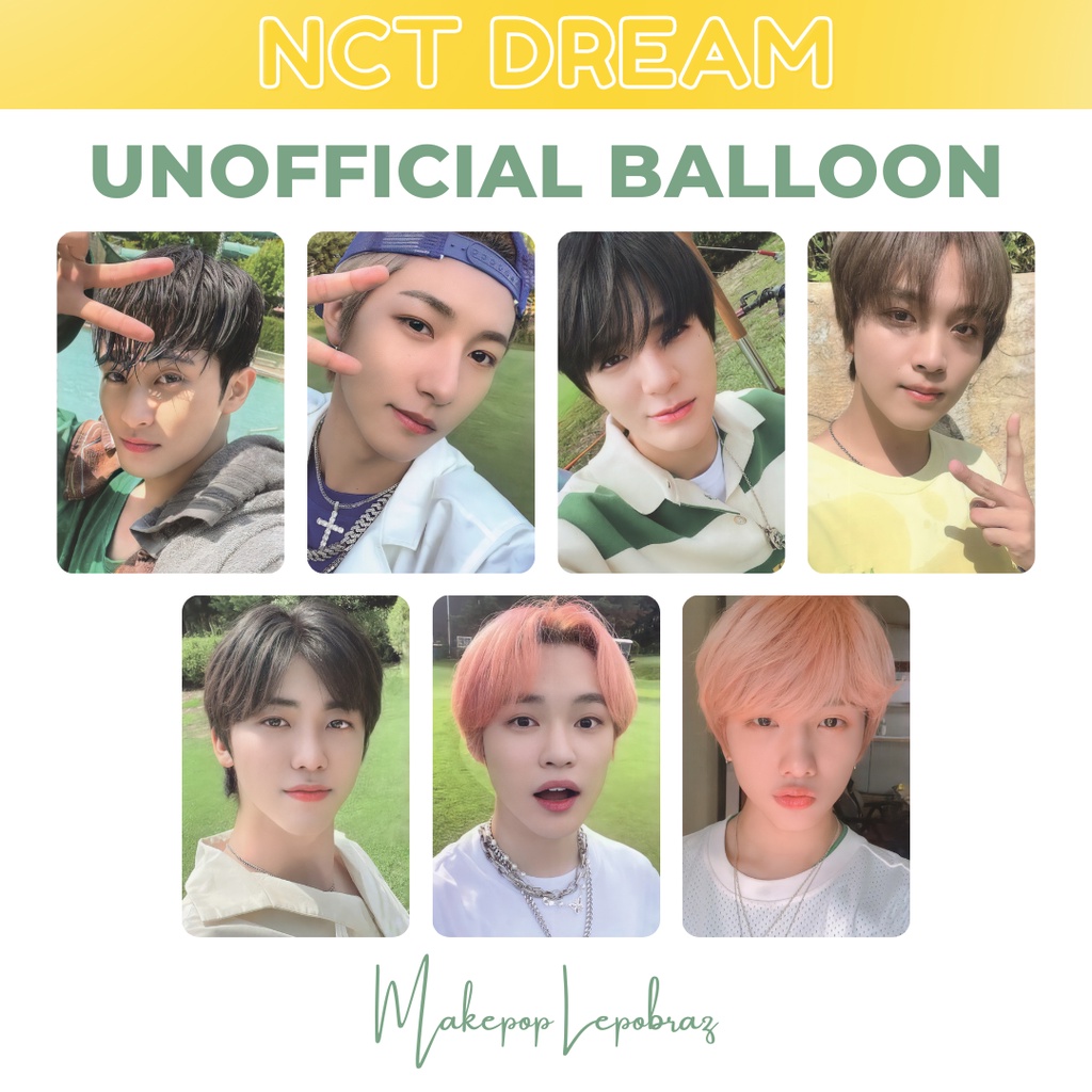 [PC ALBUM REPLIKA] NCT DREAM MD BALLOON MARK BALLOON RENJUN BALLOON JENO BALLOON HAECHAN BALLOON JAEMIN BALLOON CHENLE BALLOON JISUNG BALLOON