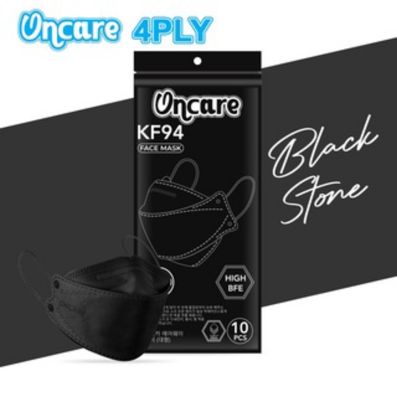 KF94 HITAM DEWASA 10 pcs
