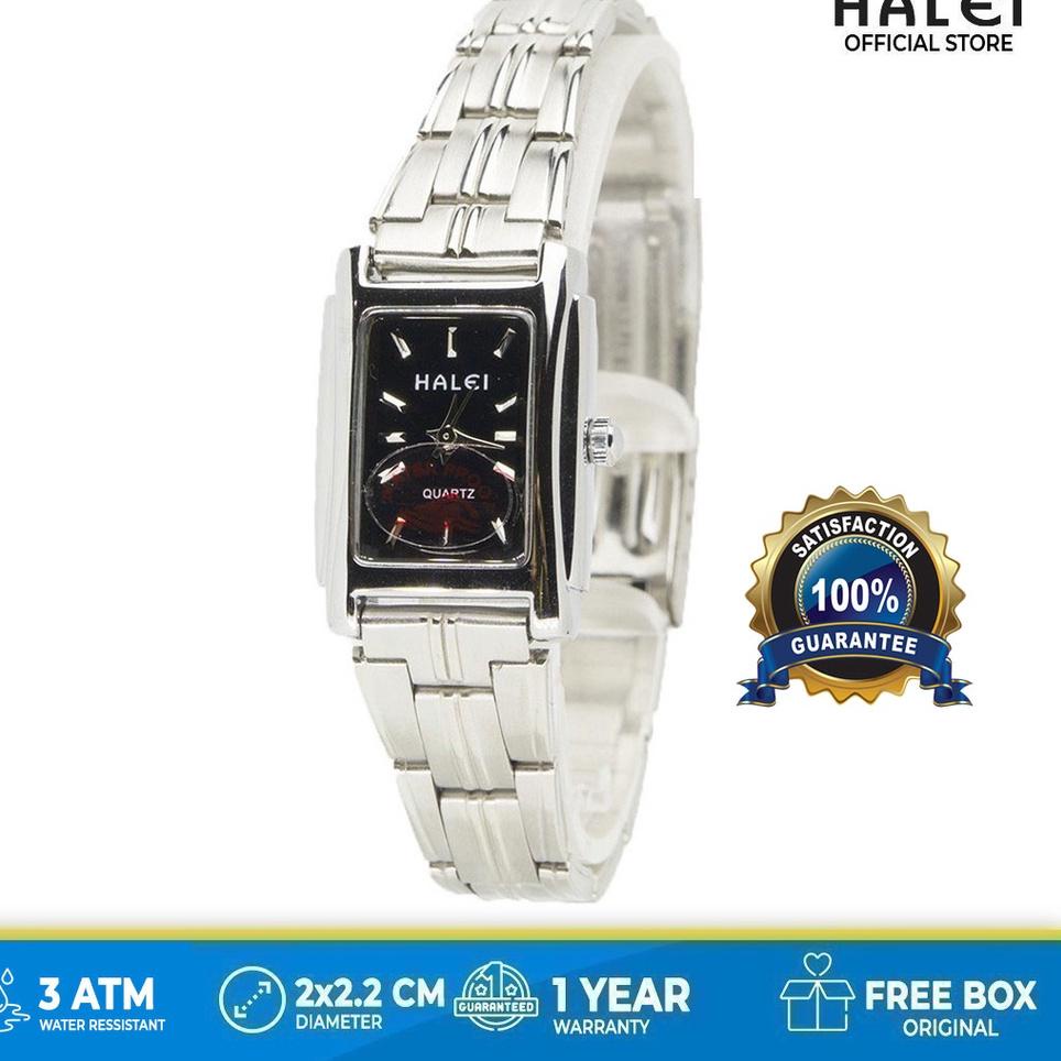 12.12 BIG SALE FASION Halei watch Official Store Garansi Jam Tangan Wanita Tahan air Original Halei 