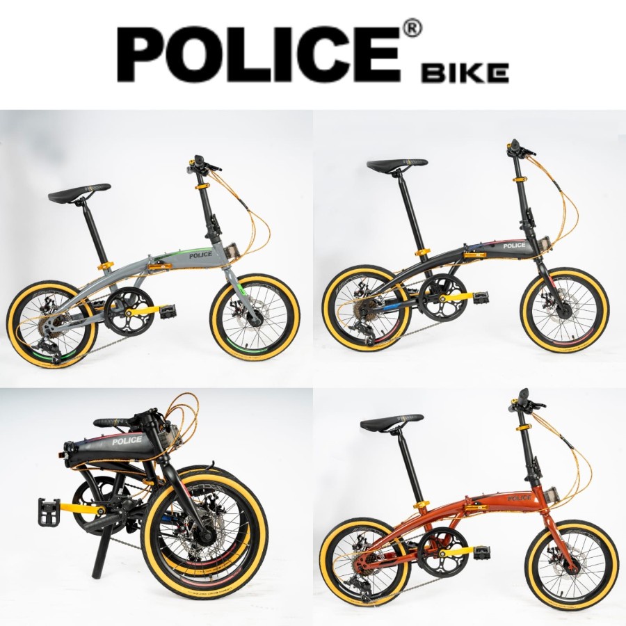 Sepeda Lipat 16 inch Element POLICE MILAN