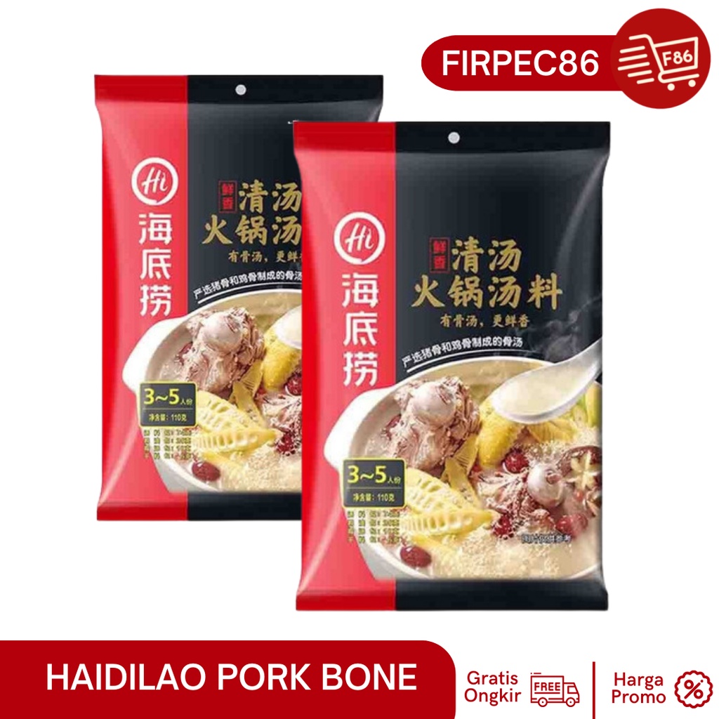 Haidilao Hotpot Seasoning Original Pork Bone / Bumbu Instant Haidilao Collage