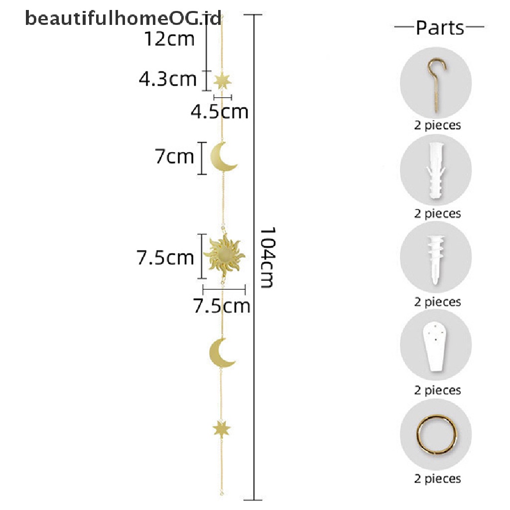 // Beautifulhomeog.id// Eid Mubarak Ramadhan Kareen Decor Alphabet Pendant Craft Untuk Dekorasi Ramadhan **