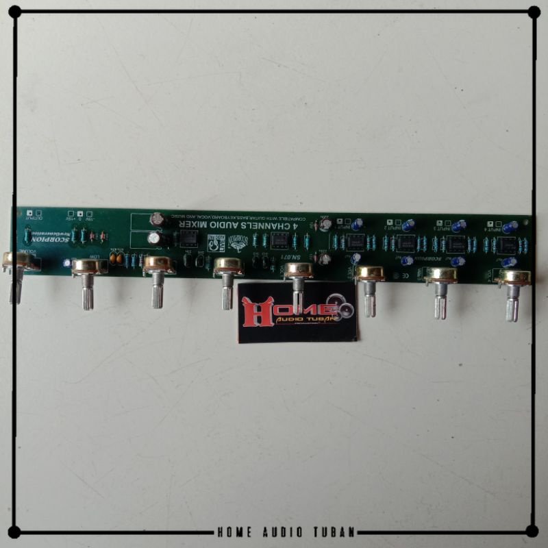 Kit tone control untuk TOA 4 mic HAT