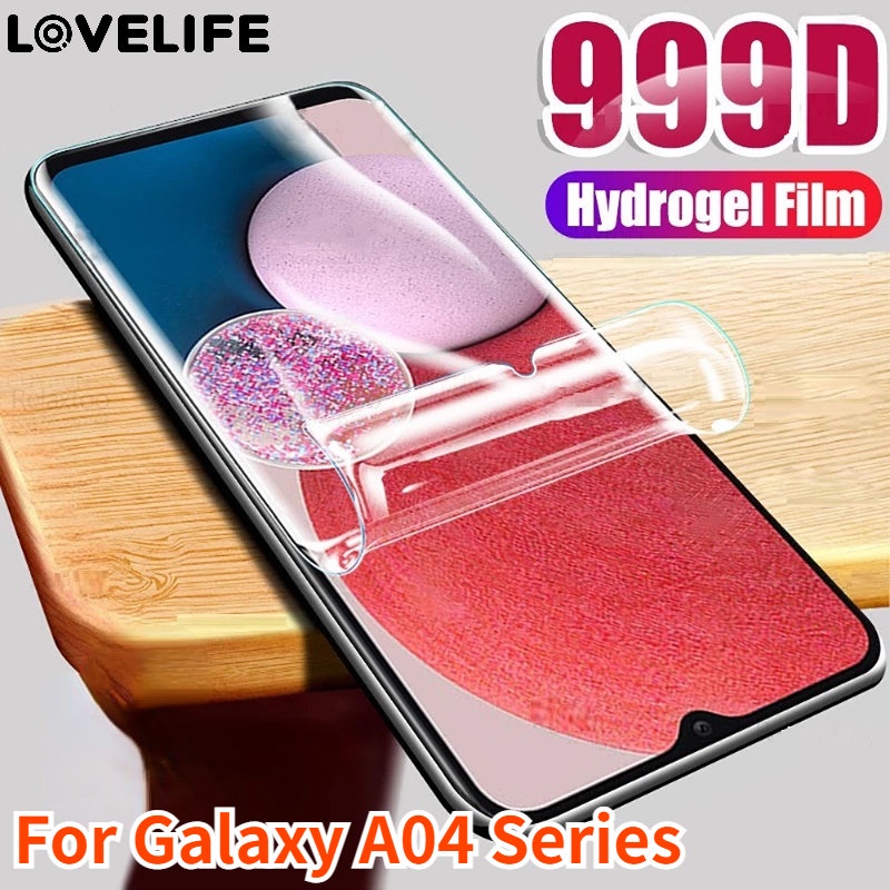 Cakupan Penuh Aksesori Perlindungan Ponsel Tangguh Tempered Glass Screen Film Phone Protection Front Film Soft Hydrogel Film Untuk Galaxy A04/A04s/A04 Core/A04e