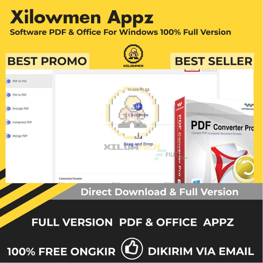 [Full Version]  Wondershare PDF Converter Pro PDF Office Lifetime Win OS