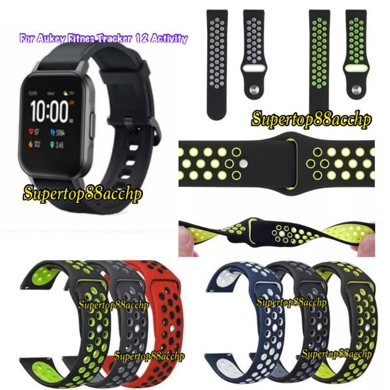 Strap Sport Aukey Fitnes Tracker 10 Activity SW-1 / Fitnes 12 Activity Silikon Silicone