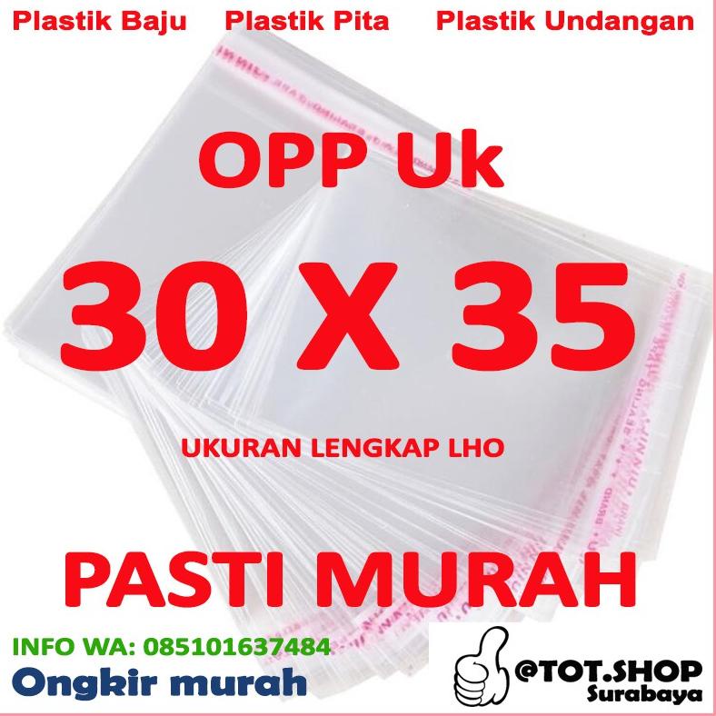 

E95 OPP LEM PLASTIK KACA 30 X 35 Kaos,, Baju, Celana, Jaket (Isi 100 Lembar) BIG PROMO ヺ