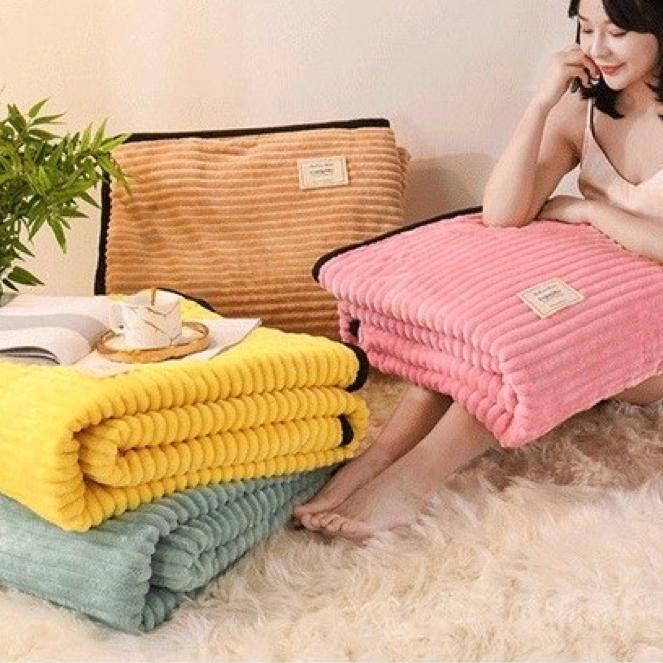 ✯ Selimut Bulu Tebal Polos  Super Lembut Super Halus Impor Terlaris Termurah Berkualitas ❋