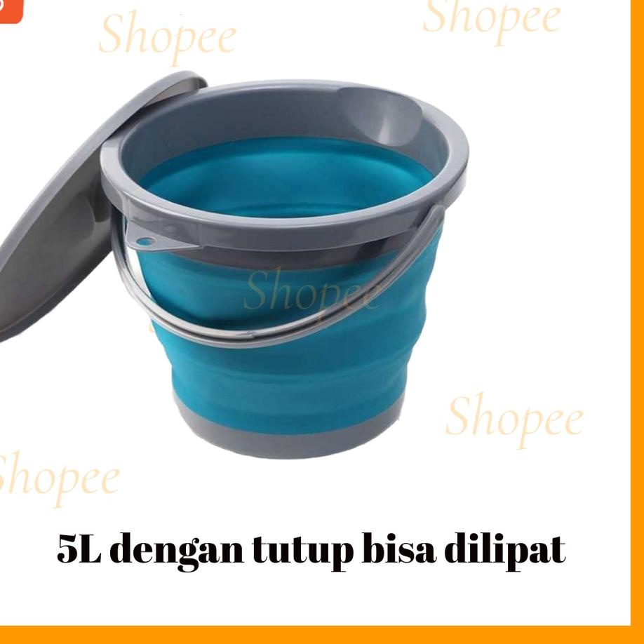 ▼ Ember lipat 5 Liter dengan tutup - AsyPets ☼