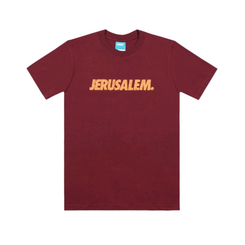 Wadezig T Shirt JERUSALEM BRICK MAROON